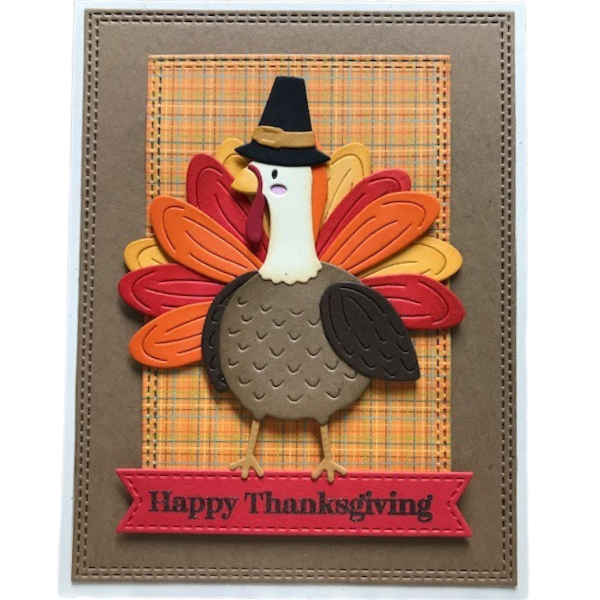 Happy Turkey Day Card by Kay