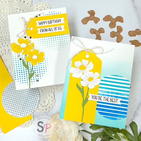 Quick and Easy Cards with the Spotlight Frames and Florals Collection by Spellbinders