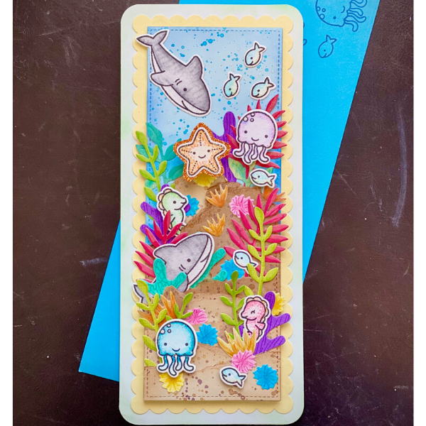 Under the Sea Slimline Card