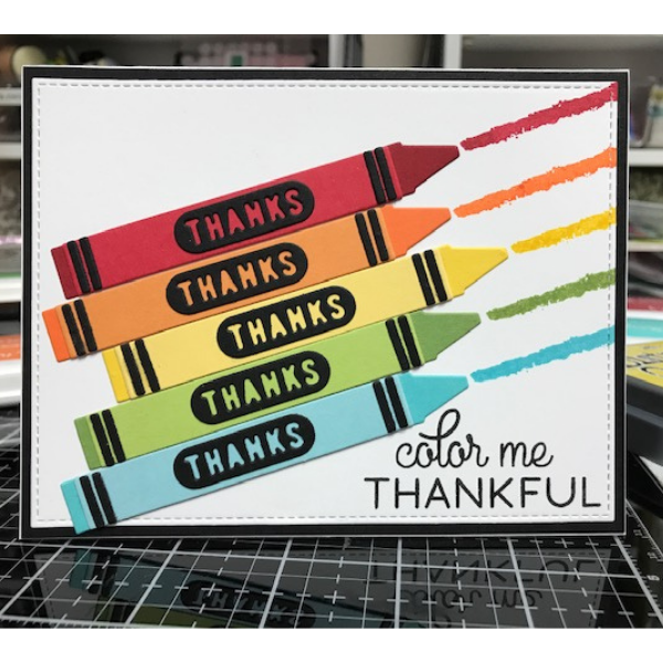 Color Me Thankful Cards