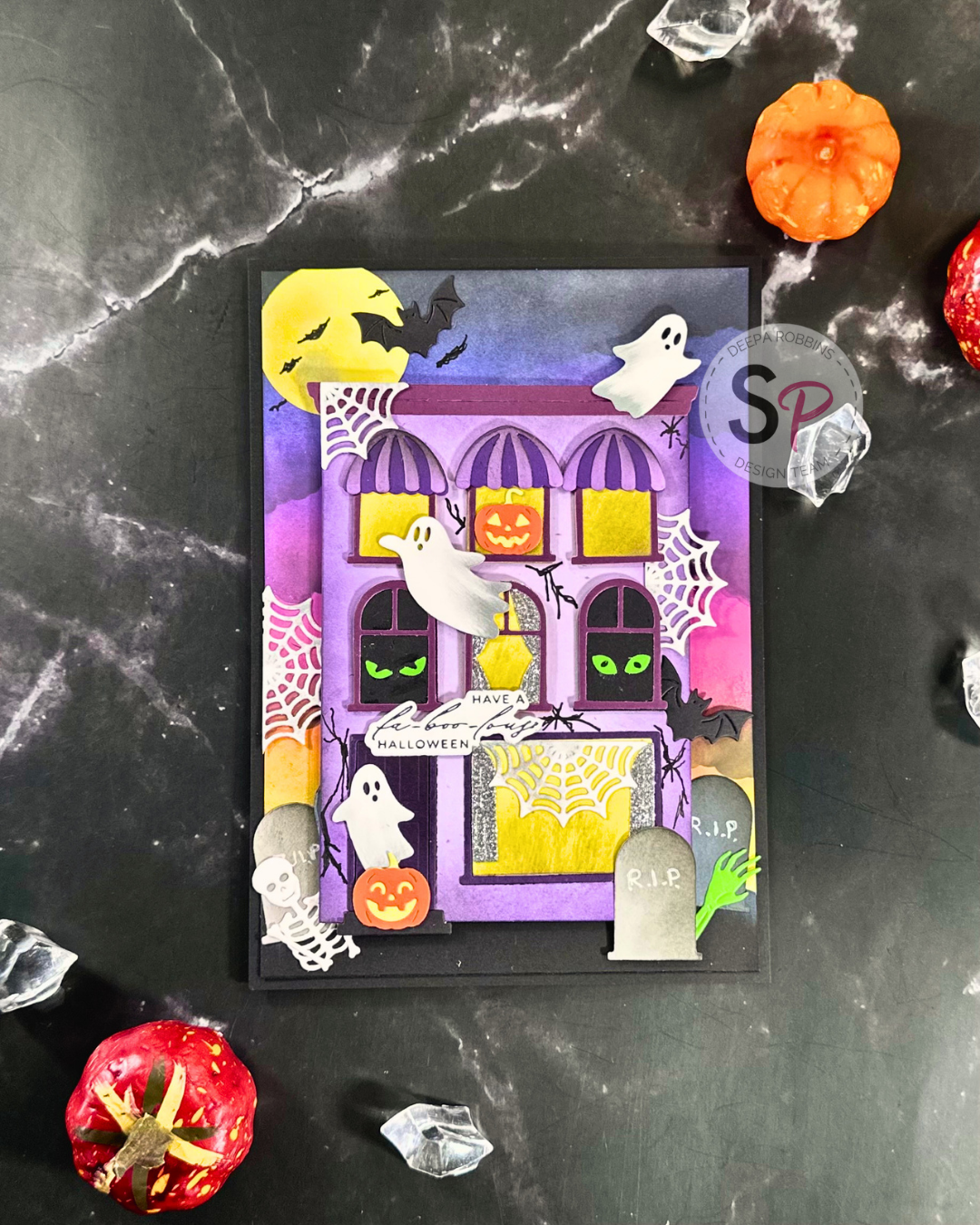 Spellbinders | Halloween City Holiday Decorations & Happy Halloween Sentiments