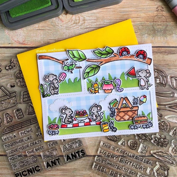 Lawn Fawn Picnic Card