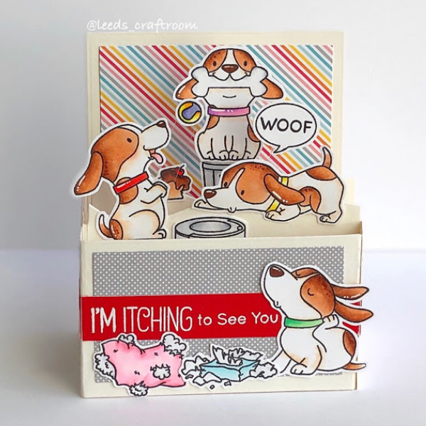 "I'm Itching To See You!" Box Card