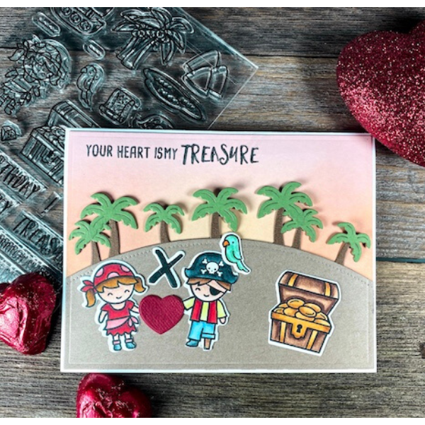 Your Heart Is My Treasure Card by Jennifer