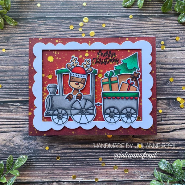 VIDEO TUTORIAL: Avery Elle Peek-A-Boo Christmas Train