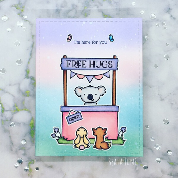 Free Hugs Card by Beata