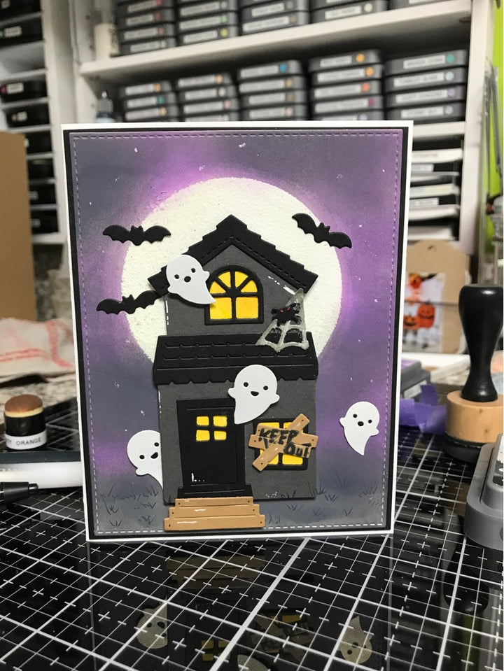 Glow in the Dark Haunted House by Kay