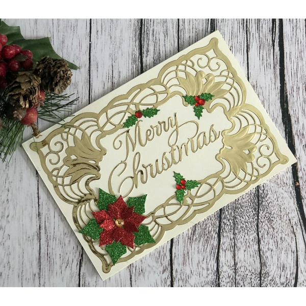 Spellbinders Elegant Christmas Card