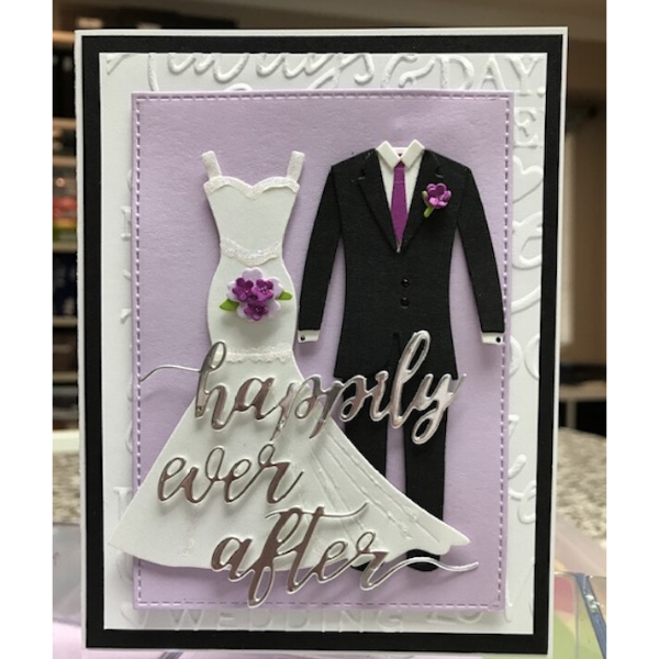 Happily Ever After Wedding Card by Kay