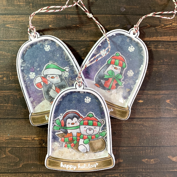 Avery Elle Holiday Tags turned Ornaments