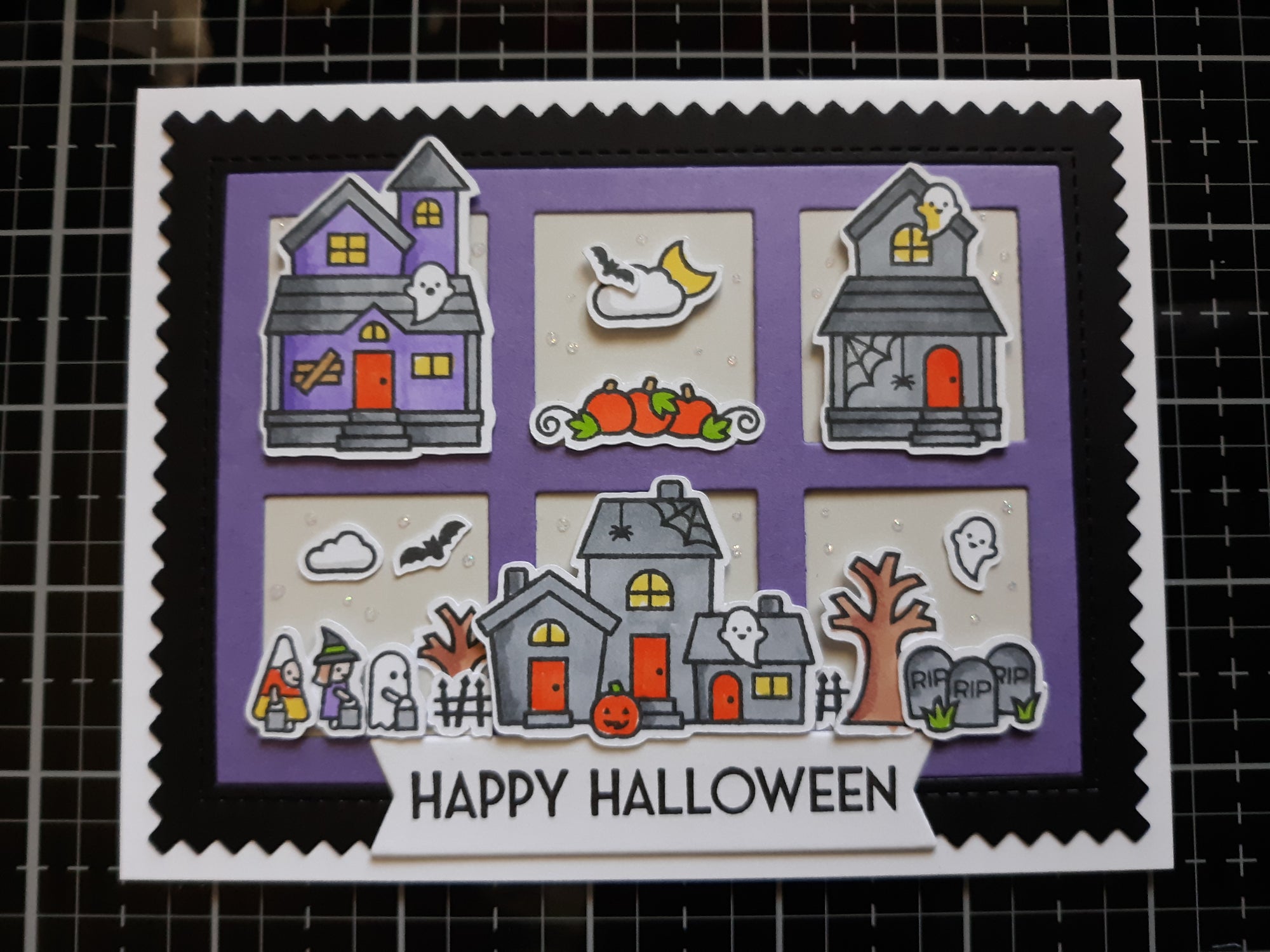 Happy Halloween Scene by Karen