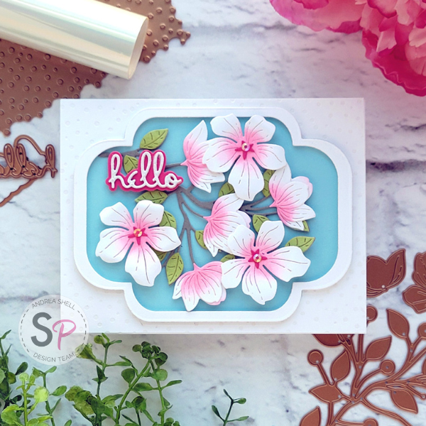 Spellbinders Four Petal Cherry Blossoms