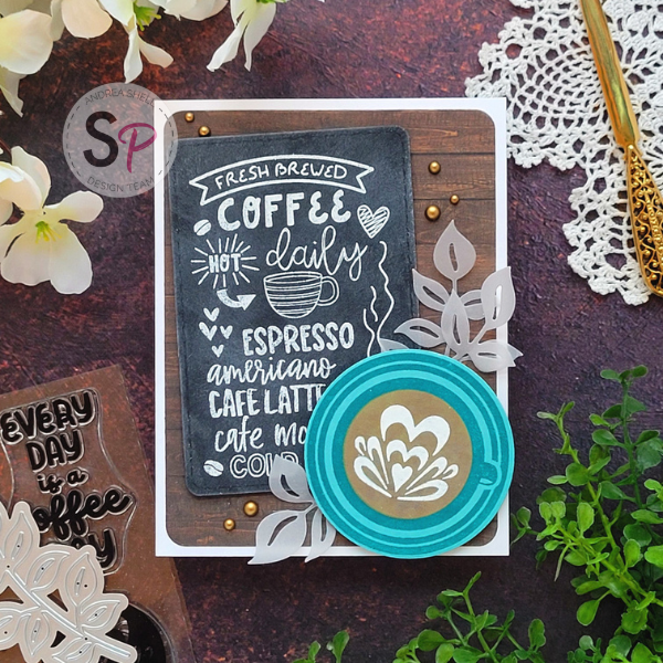 Coffee Themed Card with Catherine Pooler Designs