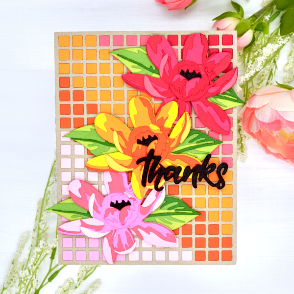 Altenew: Craft A Flower Carolina Allspice Layering Card by Annette
