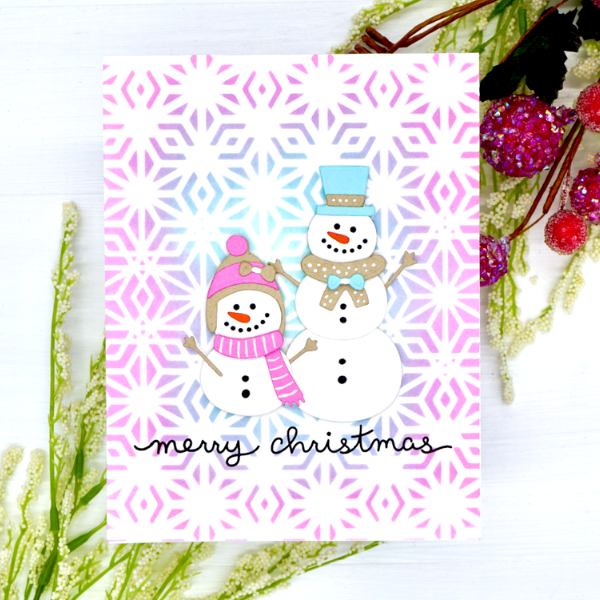 Honey Bee Stamps Build-a-Snowman by Annette