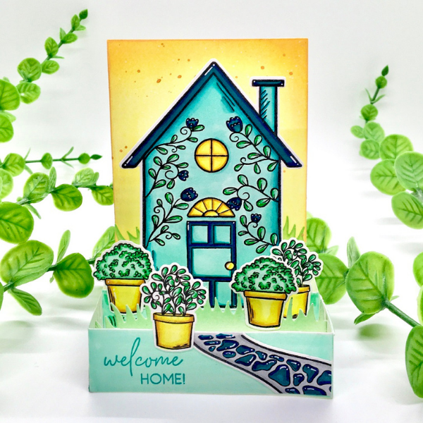 Altenew Home Sweet Home Boxcard by Beata