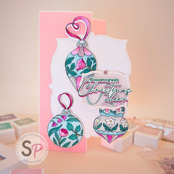 Pinkfresh Studio Ornamental Beauty | Floating Frame Card