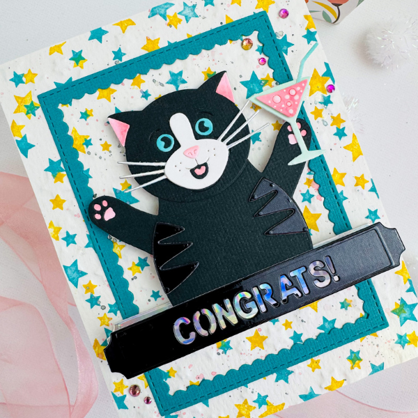 Congrats! Cat Spellbinders - Sending Hugs Collection