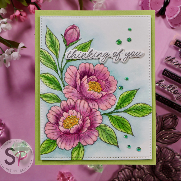 Spellbinders | Sketched Peonies