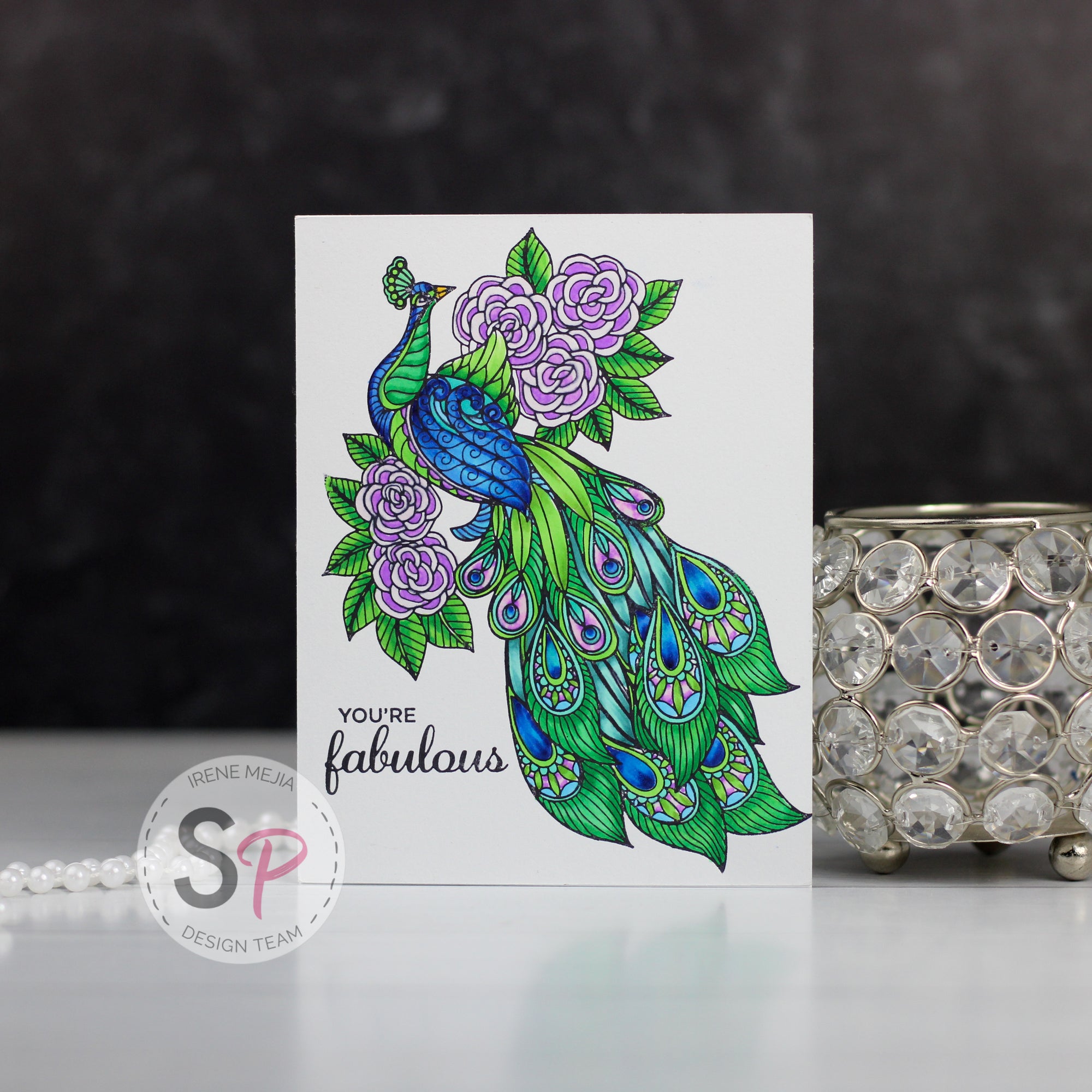 Spellbinders Peacock Paradise