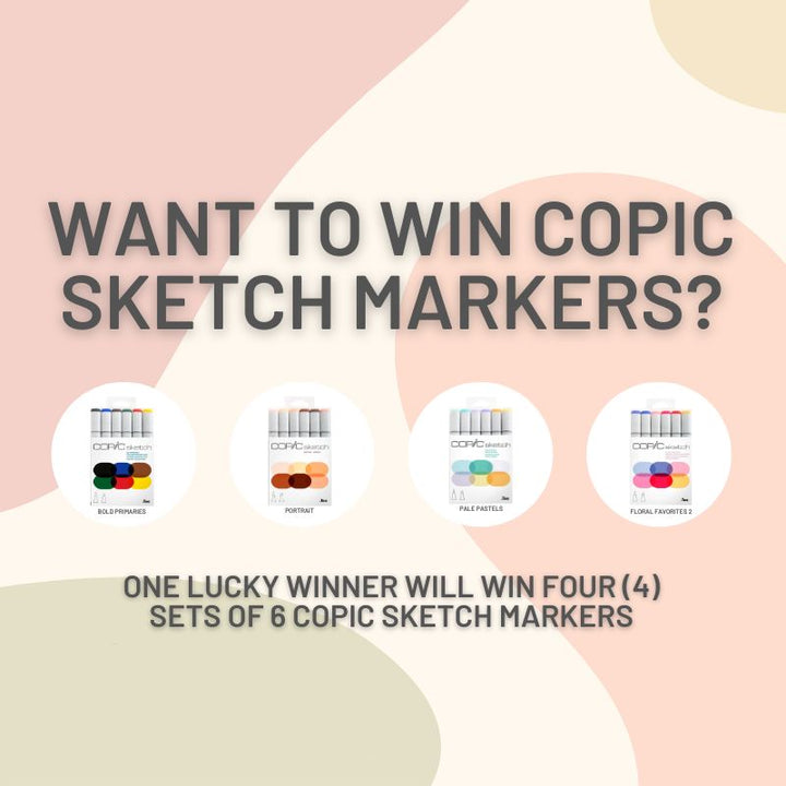 Giveaway: Copic Sketch Markers - 4 Sets