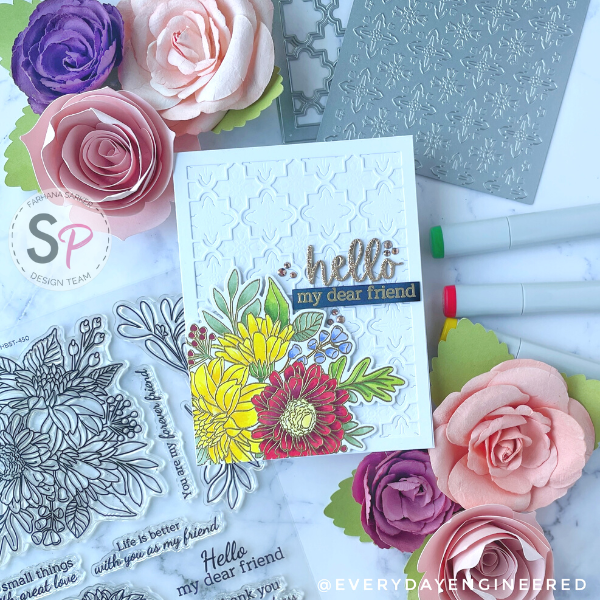 Fall Florals (with Honey Bee Stamps) by Farhana