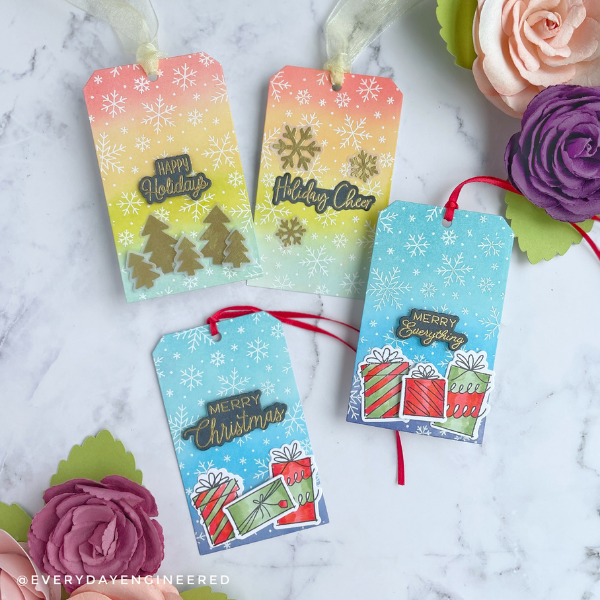 Holiday Tags (with Honey Bee Stamps) by Farhana