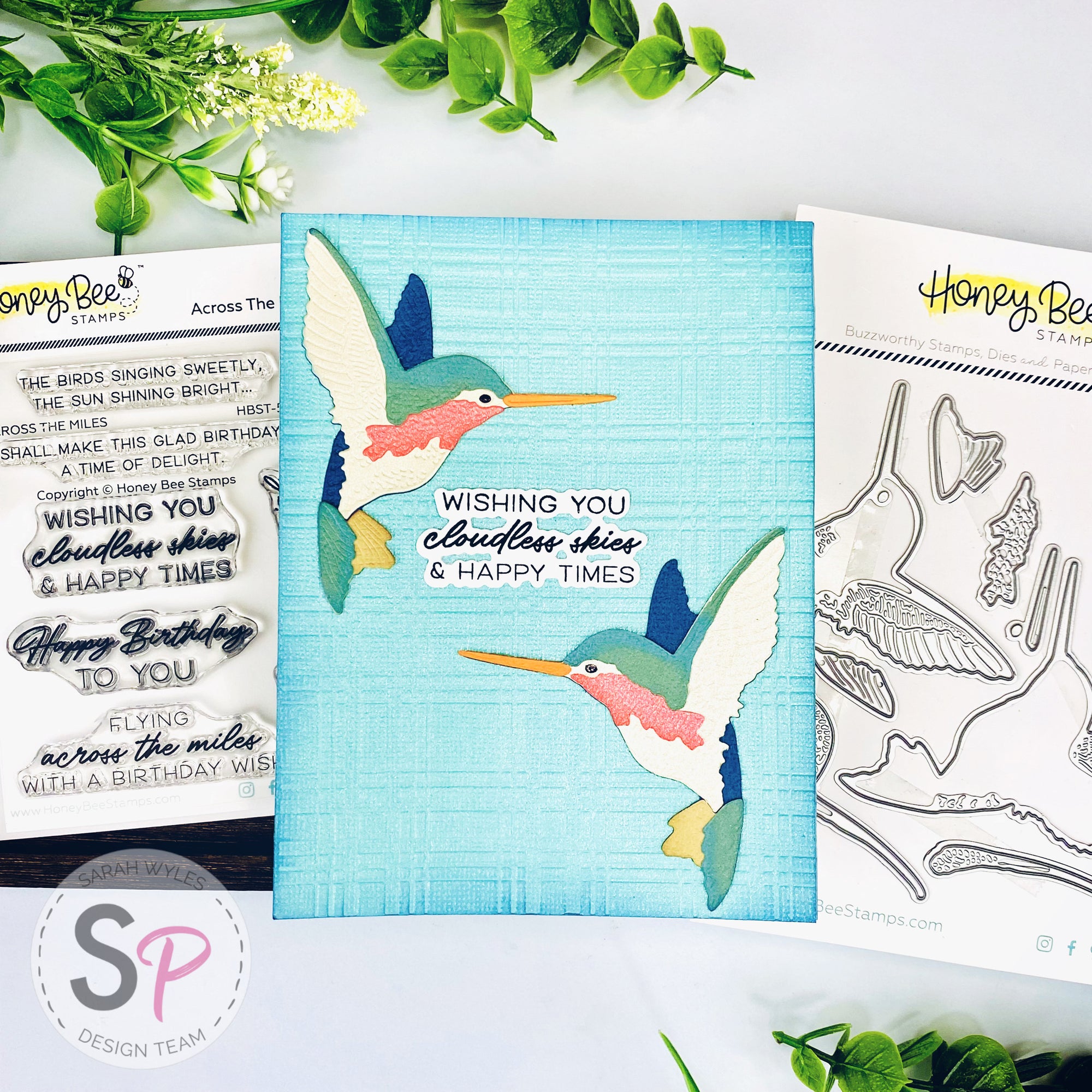 Honey Bee Stamps | Across The Miles+Lovely Layers Hummingbird | Card M ...