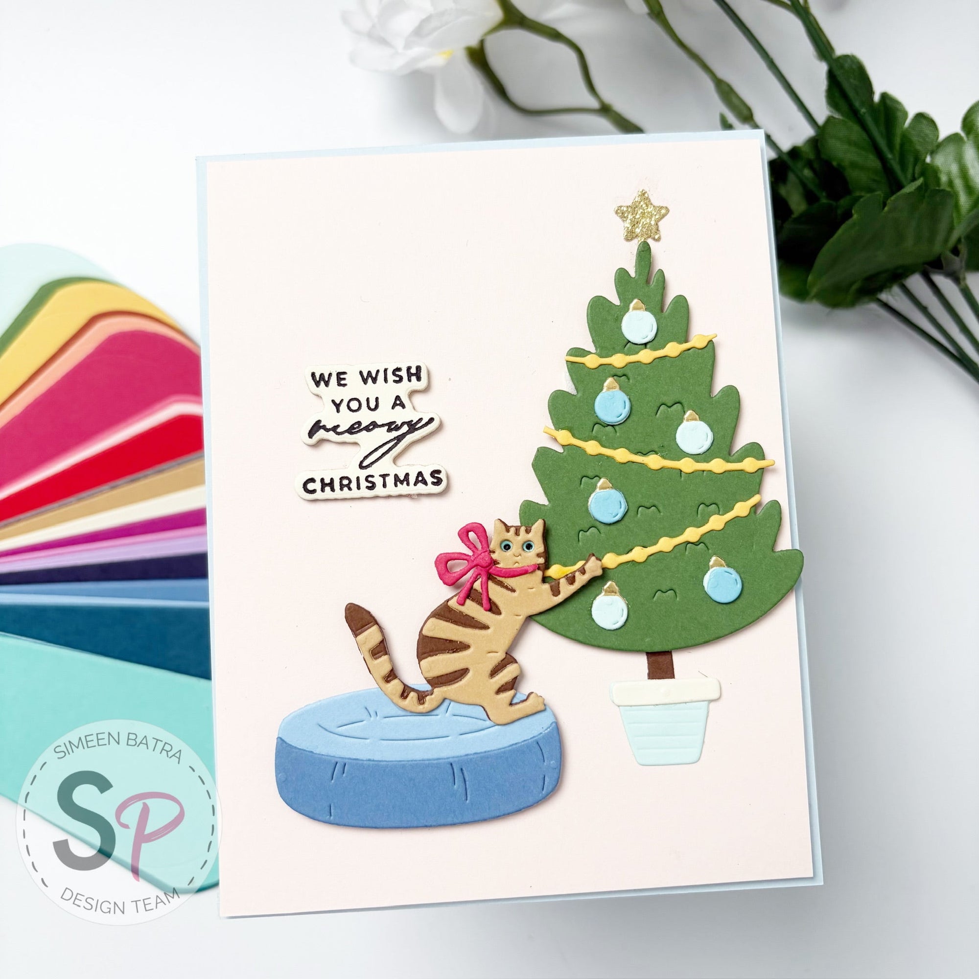 Building a Cozy Christmas Scene with Spellbinders