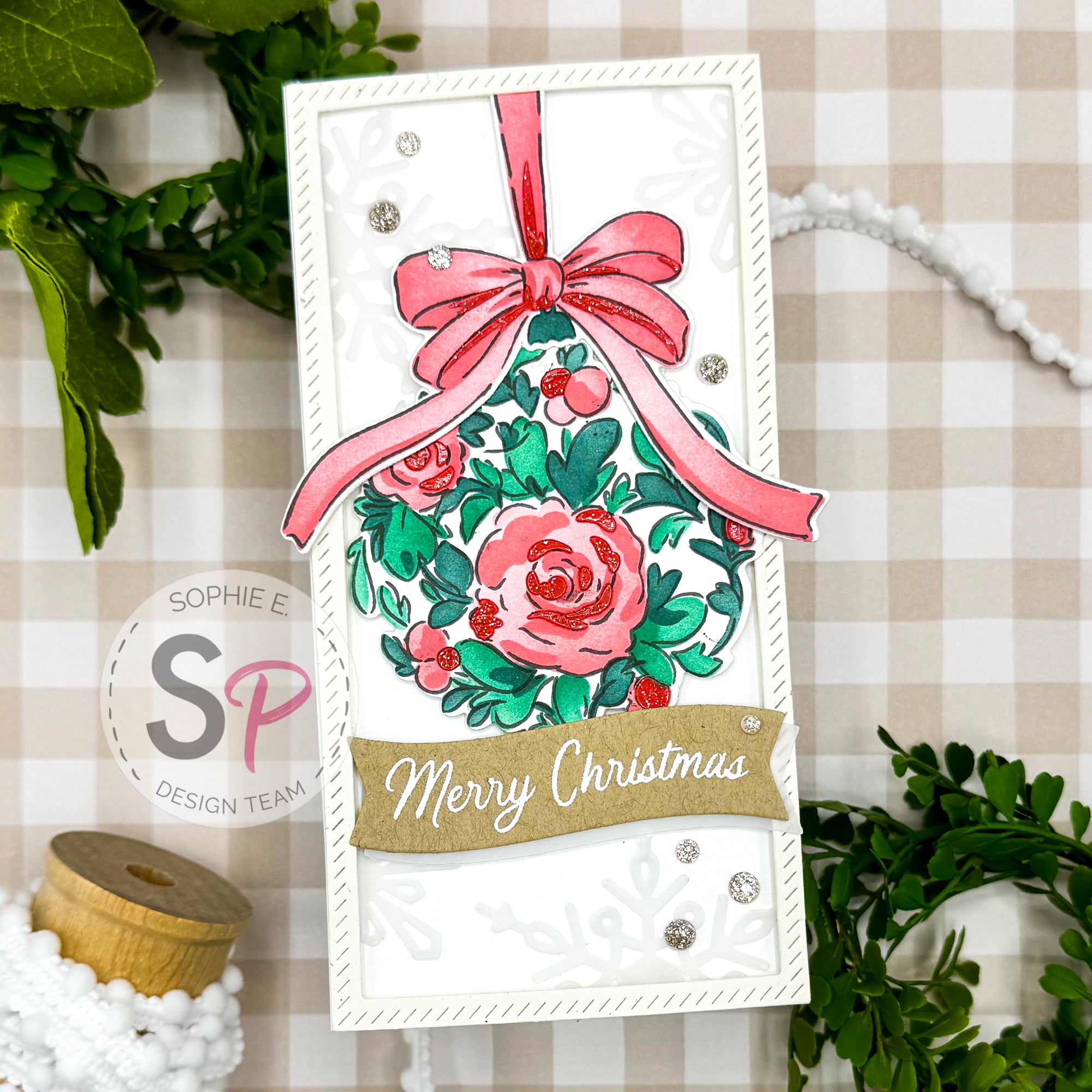 Pinkfresh Studio Floral Bauble Stamps, Dies, & Stencils