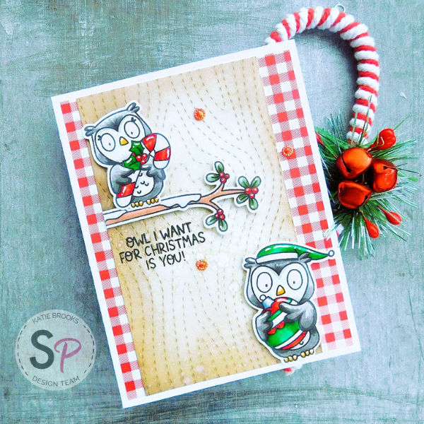 Happy Owlidays Card by Katie