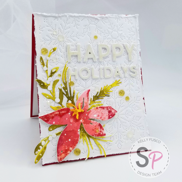 Happy Holidays Card ft. Sizzix by Kelly