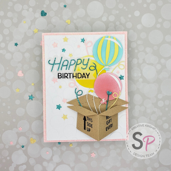 Festive Birthday Card (ft. Spellbinders) by Kreative Kinship