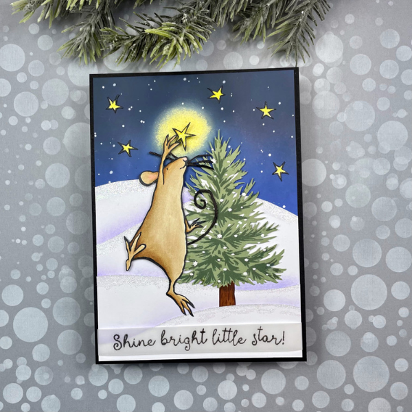 A Star is Born Christmas Card by Kreative Kinship