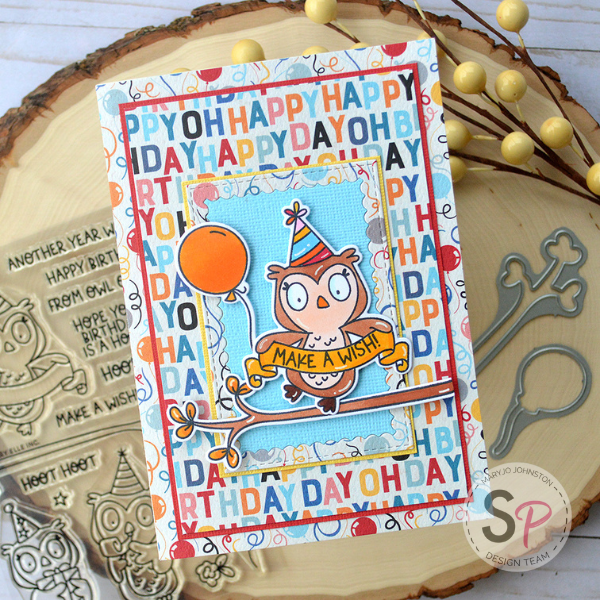 Hoot Hoot Hooray! Birthday Card by MaryJo