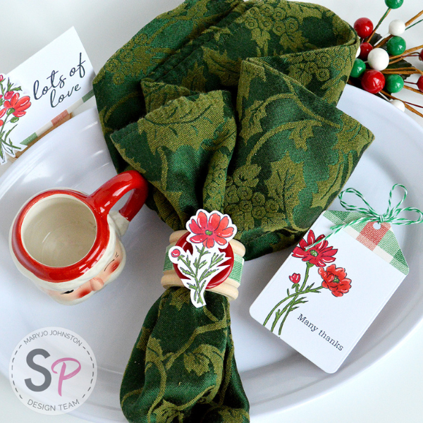 Whimsical Blooms Holiday Placesetting