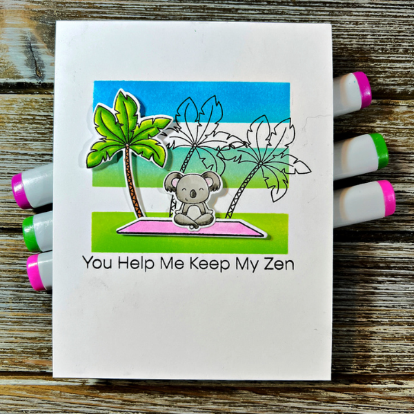 MFT Stamps Zen Friends by Nancy