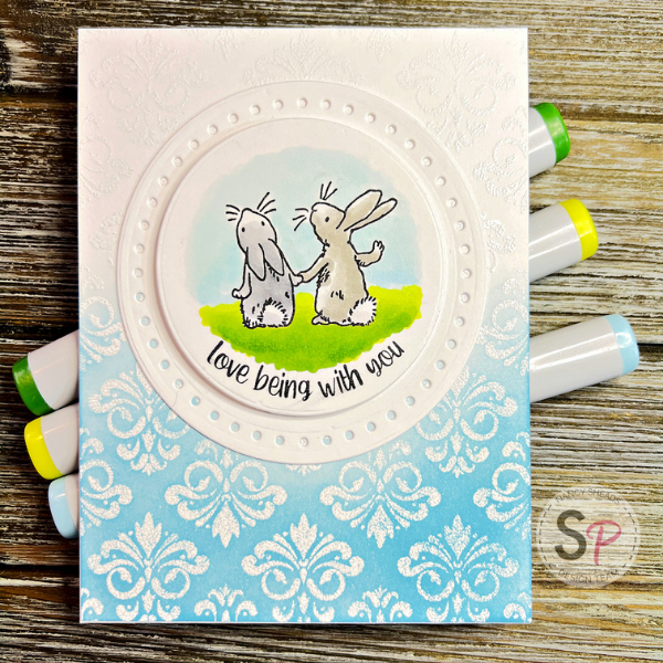 "Love Being With You" Card (ft. Catherine Pooler & Colorado Craft) by Nancy