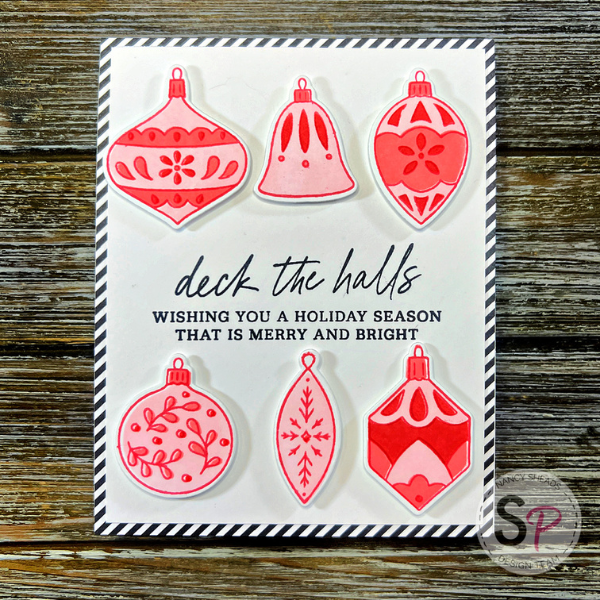 Deck the Halls Christmas Card (feat. Pinkfresh Studio) by Nancy