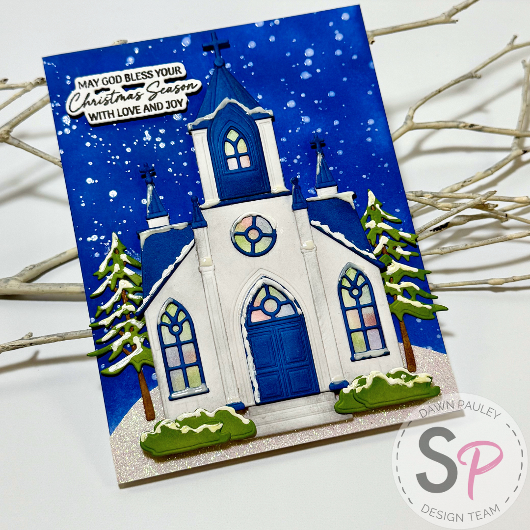 Honey Bee Stamps Lovely Layers Cathedral Die Set