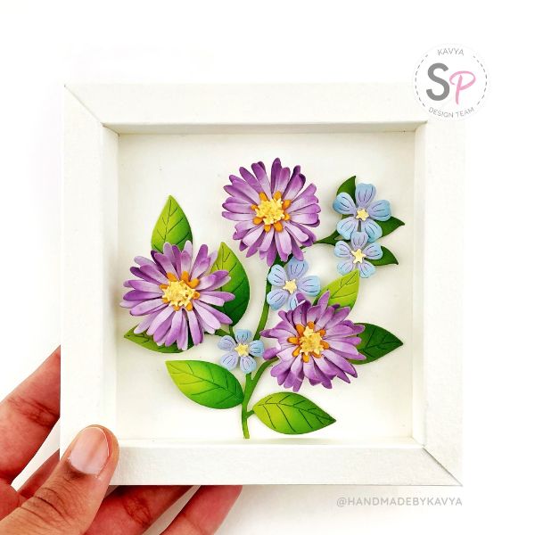 3D Paper Flower Frames ft. Spellbinders