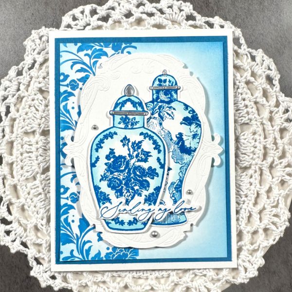 Honey Bee Stamps Cottage Countryside Collection: Ginger Jars