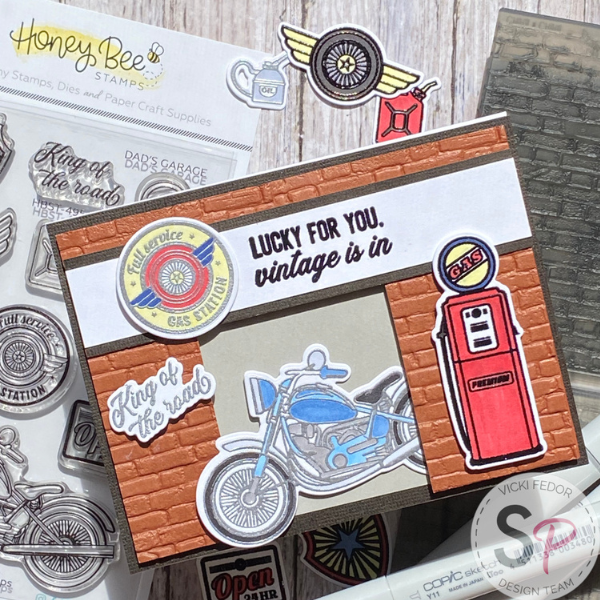 Honey Bee Stamps - Dad's Garage, and Take a Ride