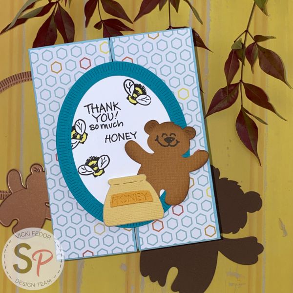 Stampendous Bear Hugs Faces and Sentiments stamps and dies