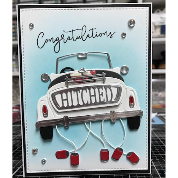 Spellbinders Wedding Congratulations Card