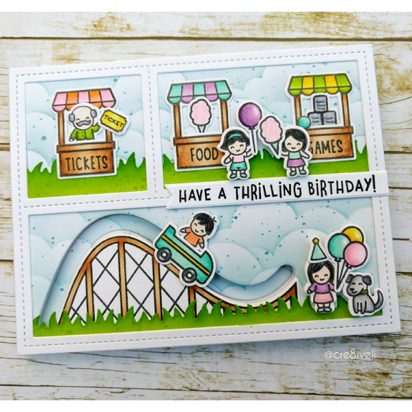 Roller Coaster Slider Card