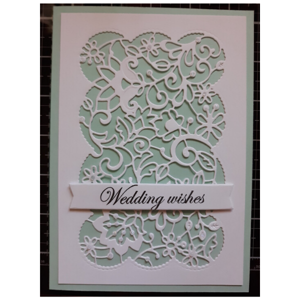 Elegant Wedding Card by Karen