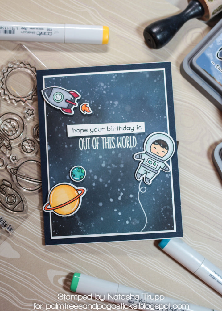 Out Of This World Birthday Card by Natasha