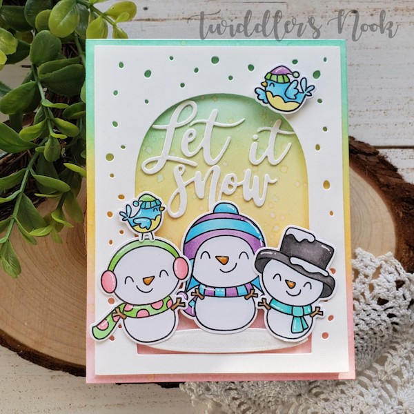 Avery Elle -  Let It Snow Card by Amanda