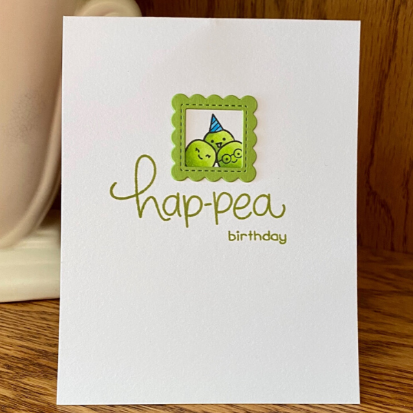 Lawn Fawn Birthday Group-Peas and a Pivot Pop Up